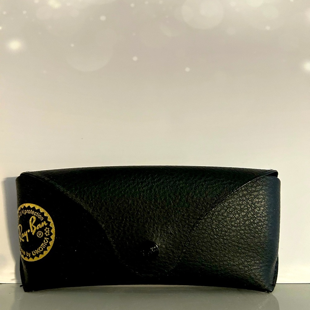 Authentic Ray-Ban Eyeglass Case in black